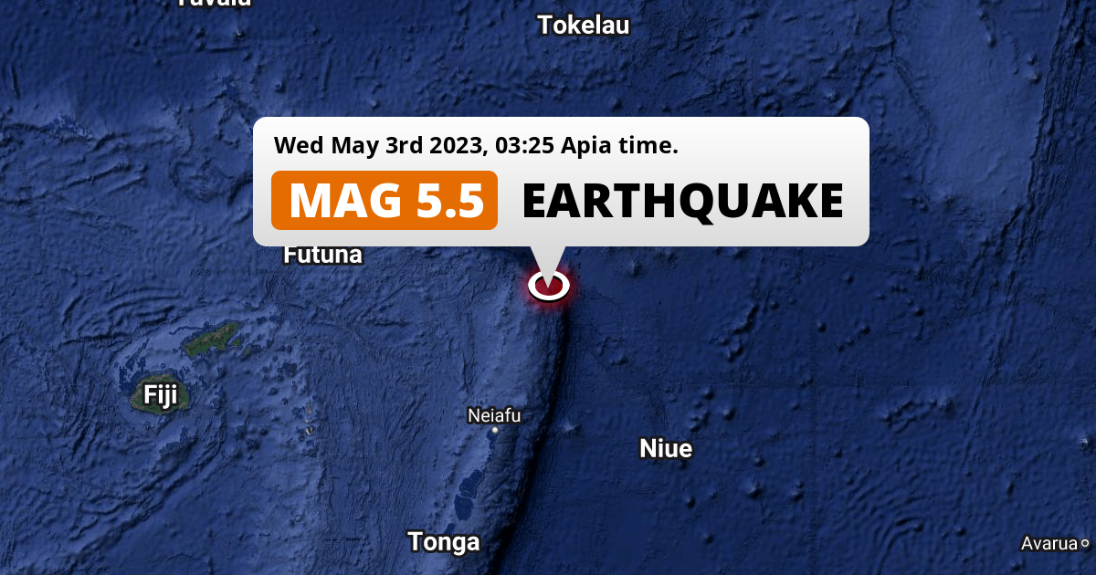 Significant M5.5 Earthquake struck on Wednesday Night in the South