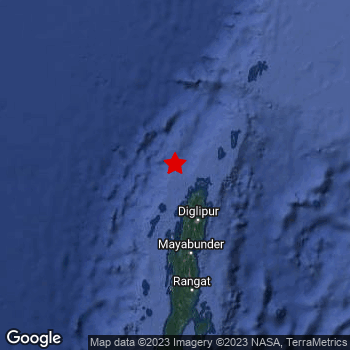 Shallow M4.7 Earthquake hit in the Bay Of Bengal 231km from Port Blair ...