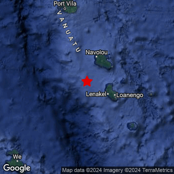 Strong M6.0 Earthquake Hit In The Coral Sea 191km From Port-Vila ...