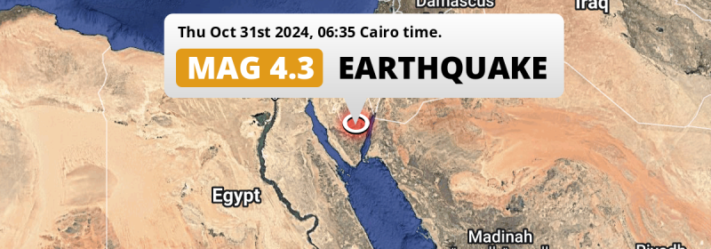 Earthquake location map