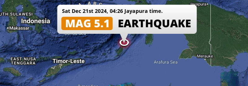 Earthquake location map