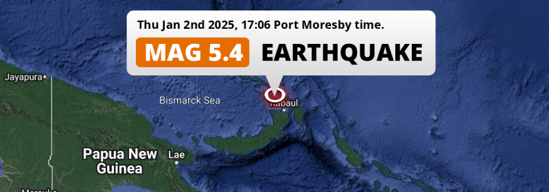 Earthquake location map