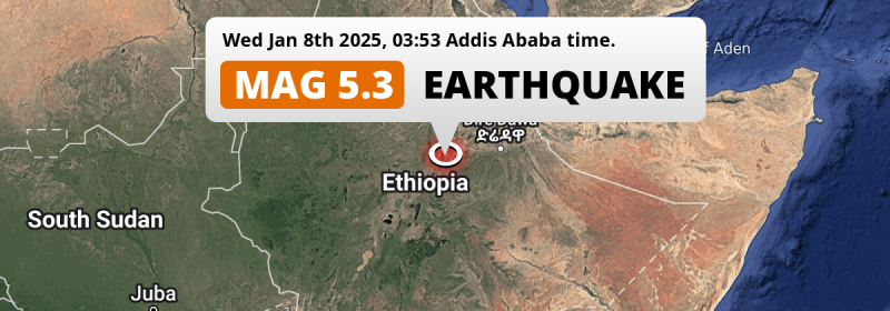 Earthquake location map