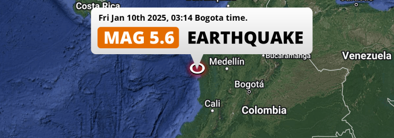 Earthquake location map