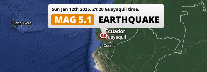 Earthquake location map