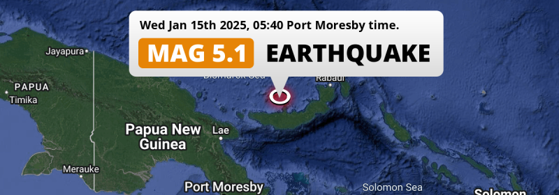 Earthquake location map