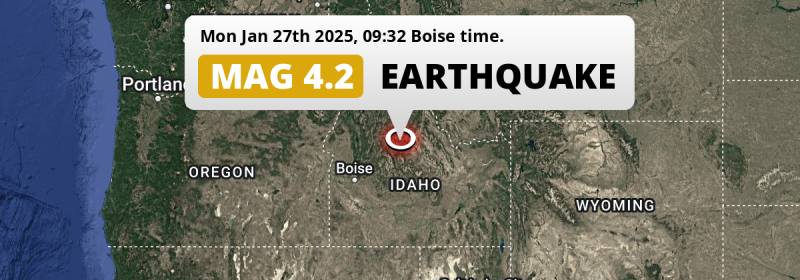 Earthquake location map