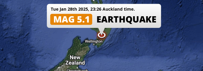 Earthquake location map