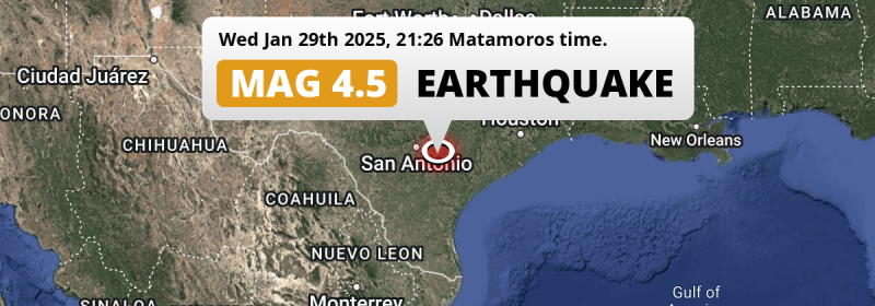 Earthquake location map