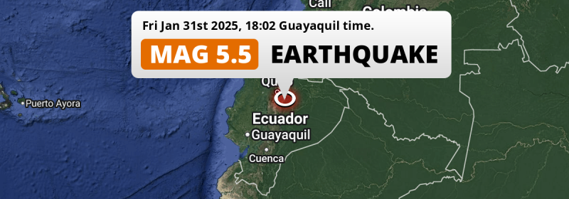 Earthquake location map