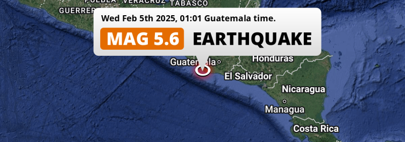 Earthquake location map