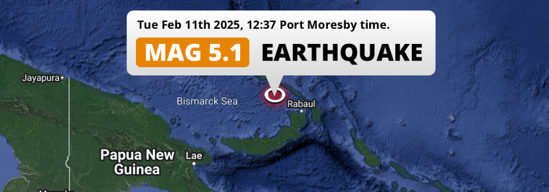 Earthquake location map