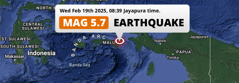 Earthquake location map