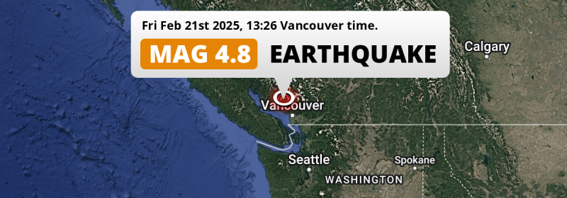 Earthquake location map