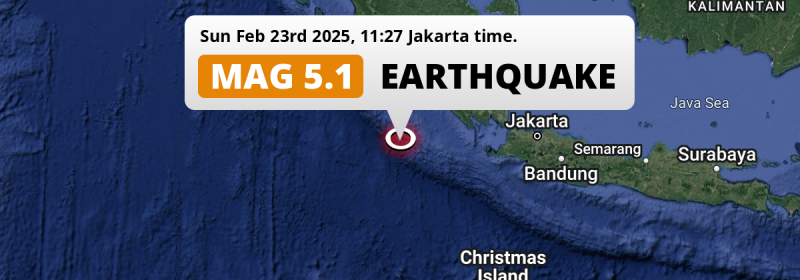 Earthquake location map