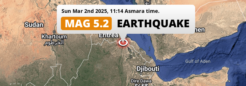 Earthquake location map