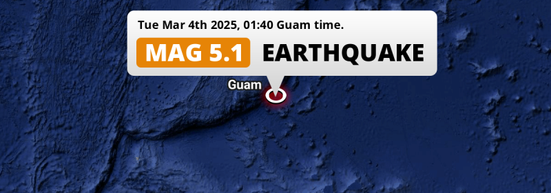 Earthquake location map