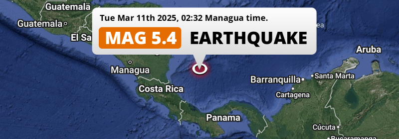 Earthquake location map