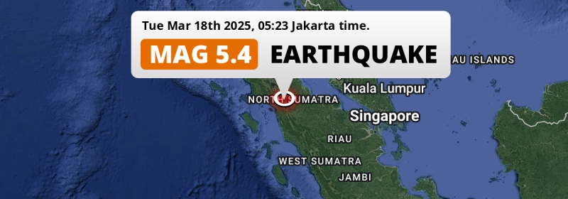 Earthquake location map